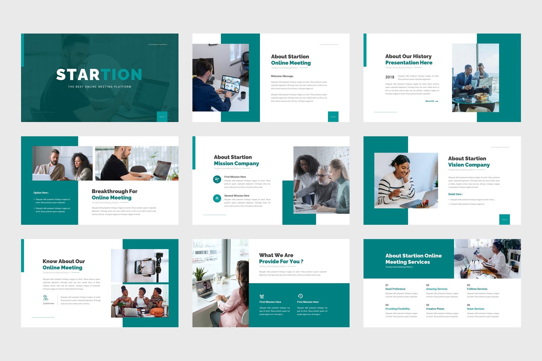 在线会议Powerpoint模板下载 Startion – Online Meeting PowerPoint Template 幻灯图表 第2张-素材湾丨精选海外优质设计素材资源 在线会议Powerpoint模板下载 Startion – Online Meeting PowerPoint Template 幻灯图表 sucaiwan.com