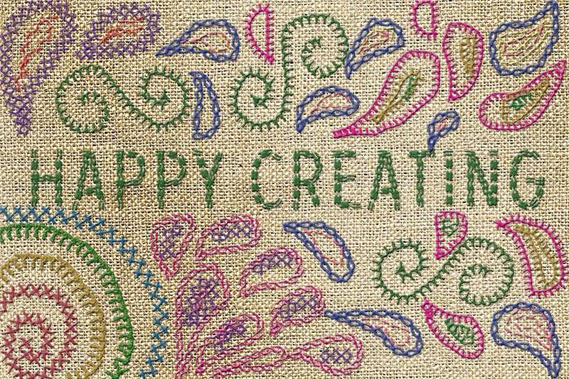 26个缝纫刺绣纹理PS笔刷和样式 笔刷资源 sucaiwan.com