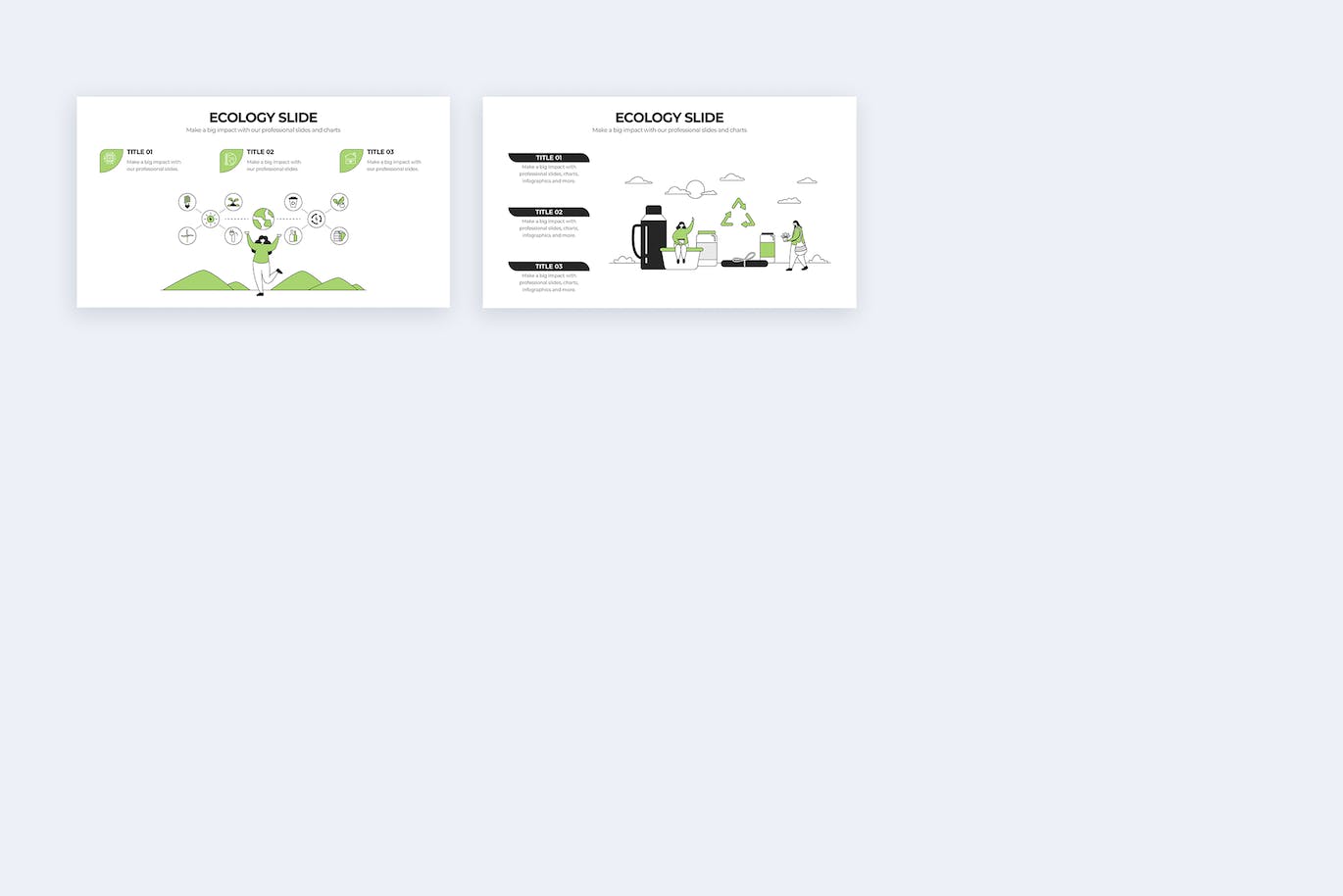 生态学教育信息图表设计AI矢量模板 Education Ecology Illustrator Infographics 幻灯图表 sucaiwan.com