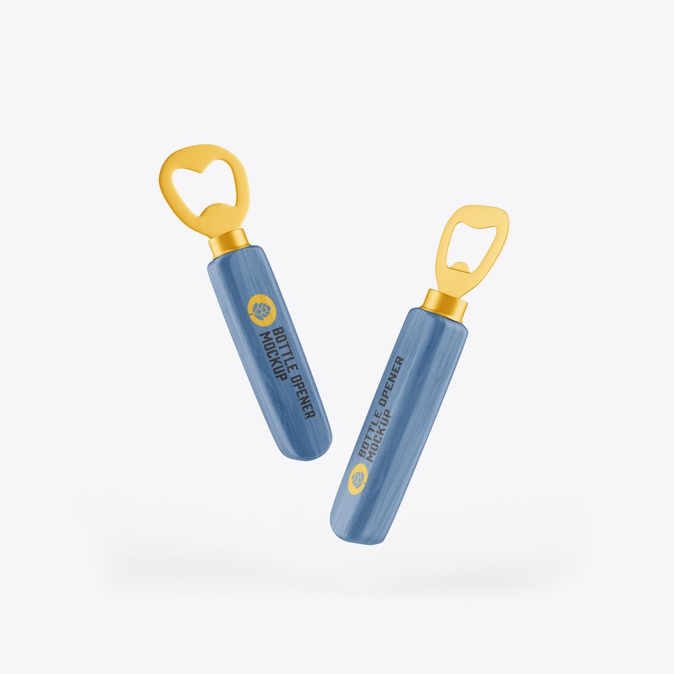 木手柄开瓶器包装设计样机 Wooden Opener Mockup 样机素材 sucaiwan.com