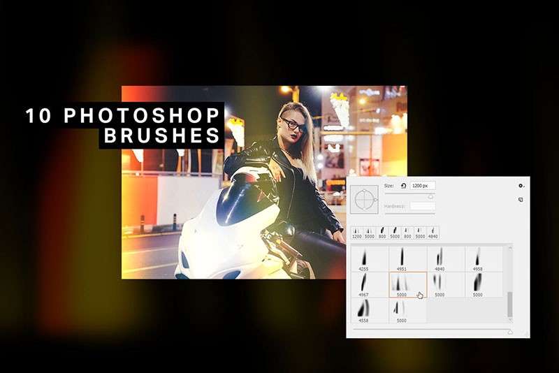 镜头漏光光效Photoshop笔刷 笔刷资源 sucaiwan.com