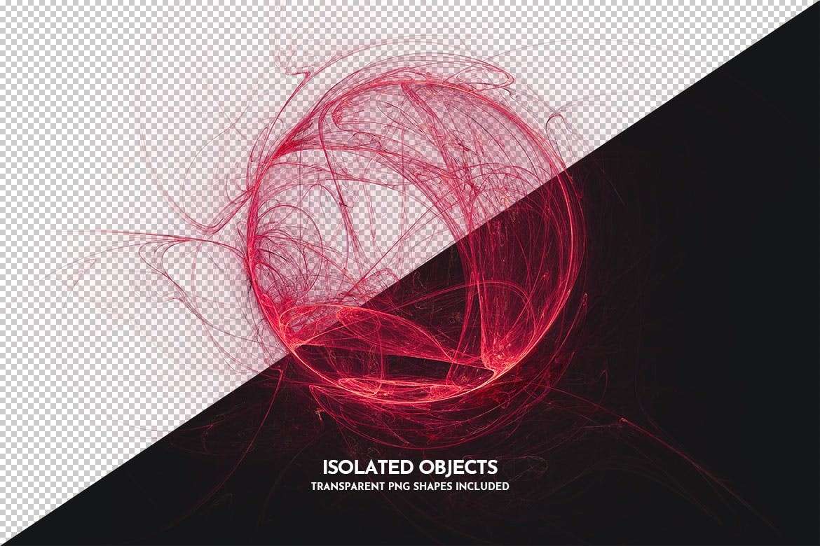 10个未来科技感球状PS笔刷 笔刷资源 sucaiwan.com