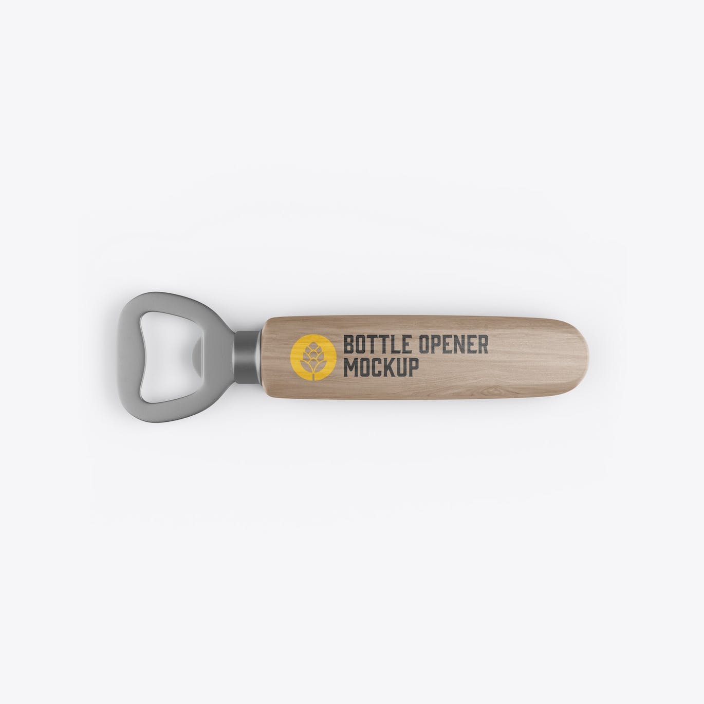 木手柄开瓶器包装设计样机 Wooden Opener Mockup 样机素材 sucaiwan.com