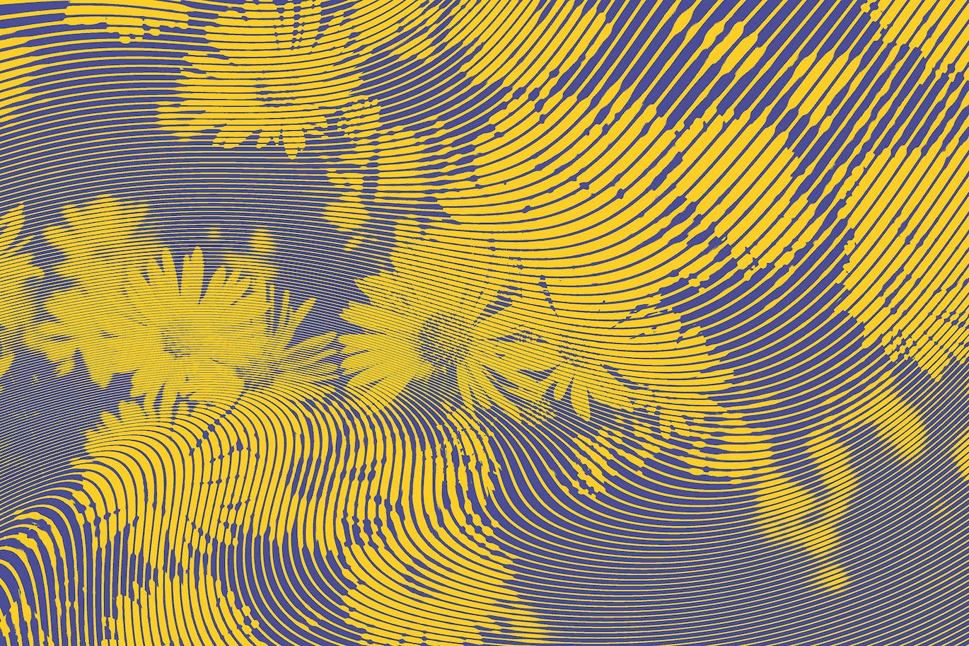 波浪线条图案照片特效PS图层样式 Wavy Lines Photo Effect 插件预设 sucaiwan.com