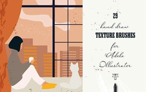 Illustrator手绘矢量纹理笔刷