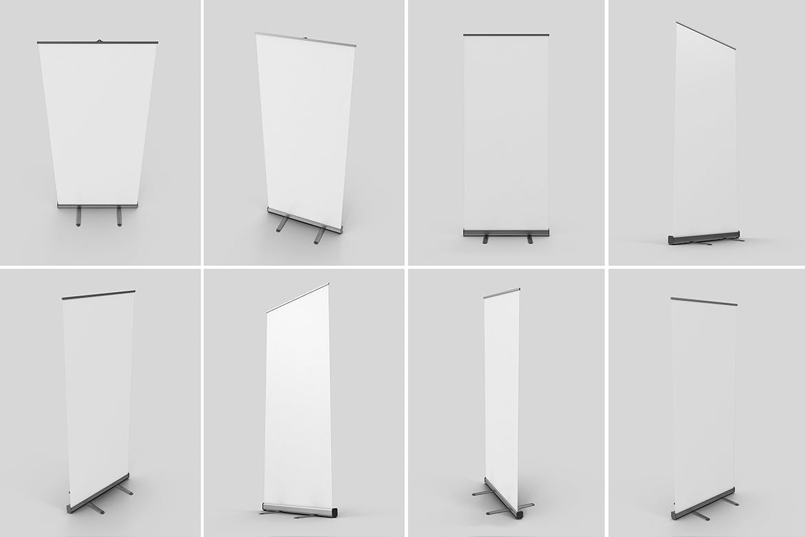 易拉宝广告海报样机模板 Roll Banner Mockups 样机素材 第2张-素材湾丨精选海外优质设计素材资源 易拉宝广告海报样机模板 Roll Banner Mockups 样机素材 sucaiwan.com