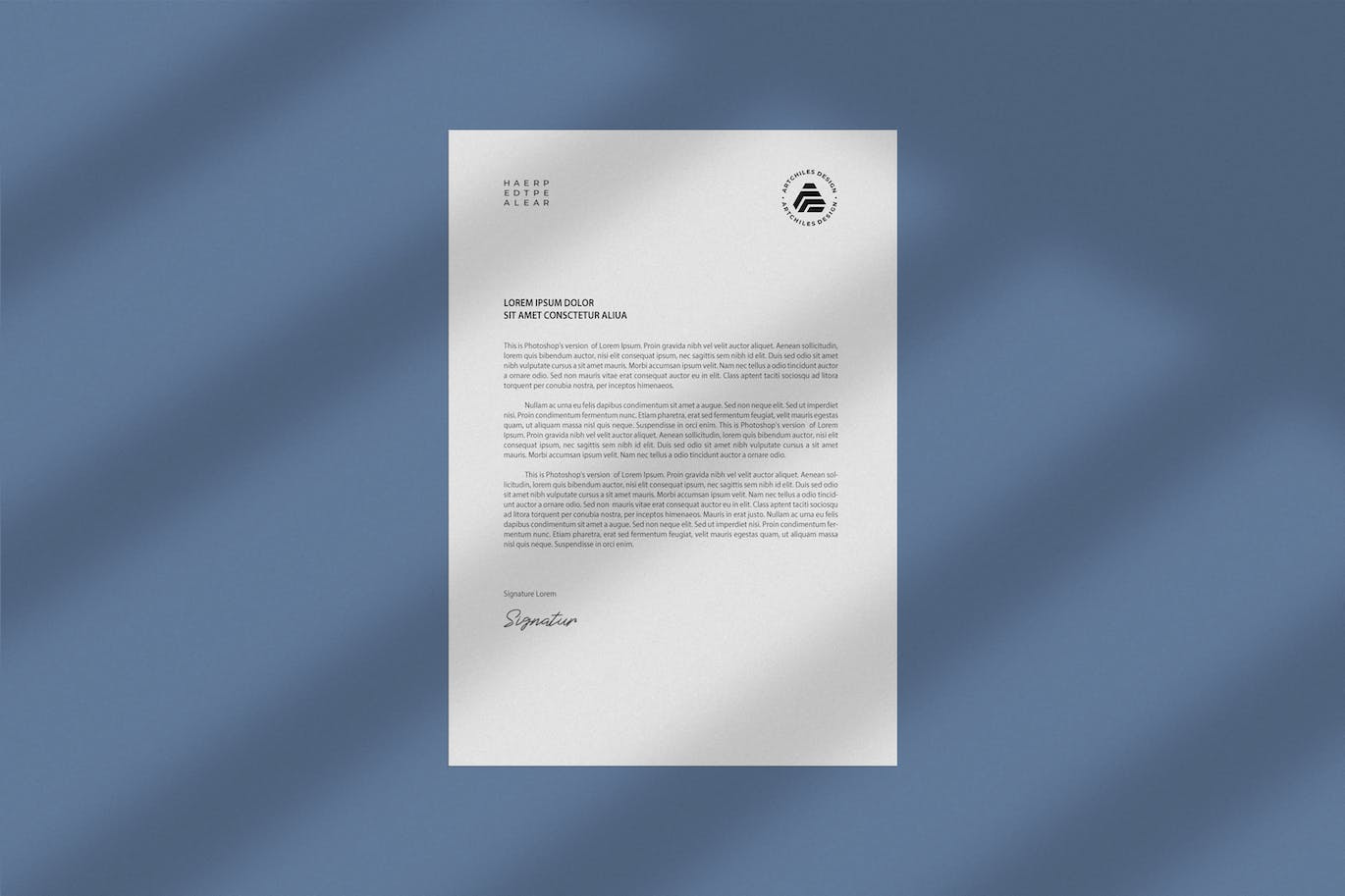 A4信纸文件纸设计样机 Letter Mockup 样机素材 sucaiwan.com