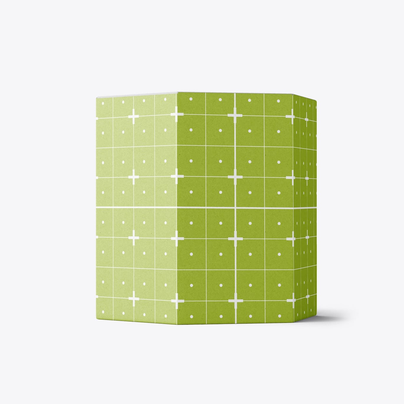 六边形长方体纸盒包装设计样机 Hexagonal Box Mockup 样机素材 sucaiwan.com