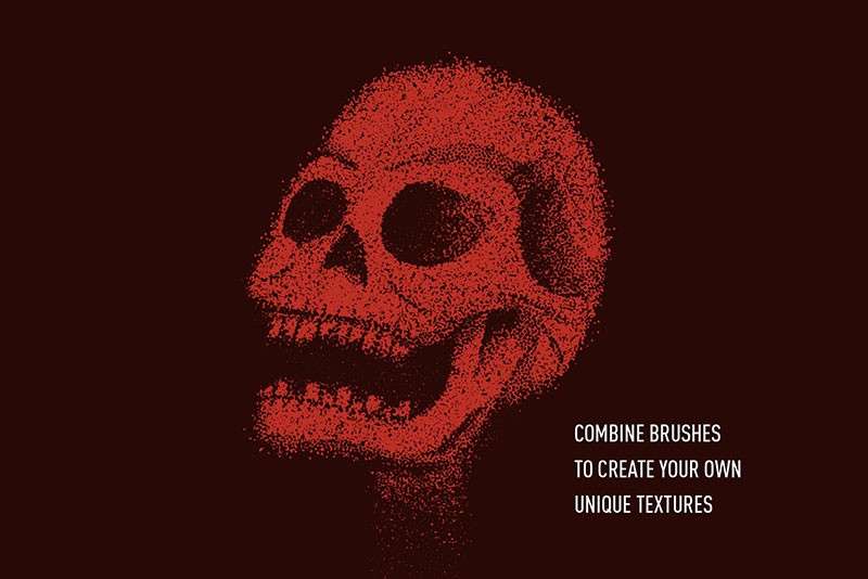 Photoshop点状图案笔刷 笔刷资源 sucaiwan.com