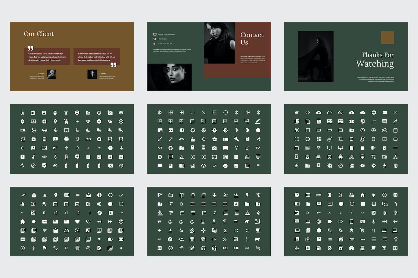 模特作品集PPT设计模板 Jovyna – Business Lookbook Powerpoint Template 幻灯图表 sucaiwan.com