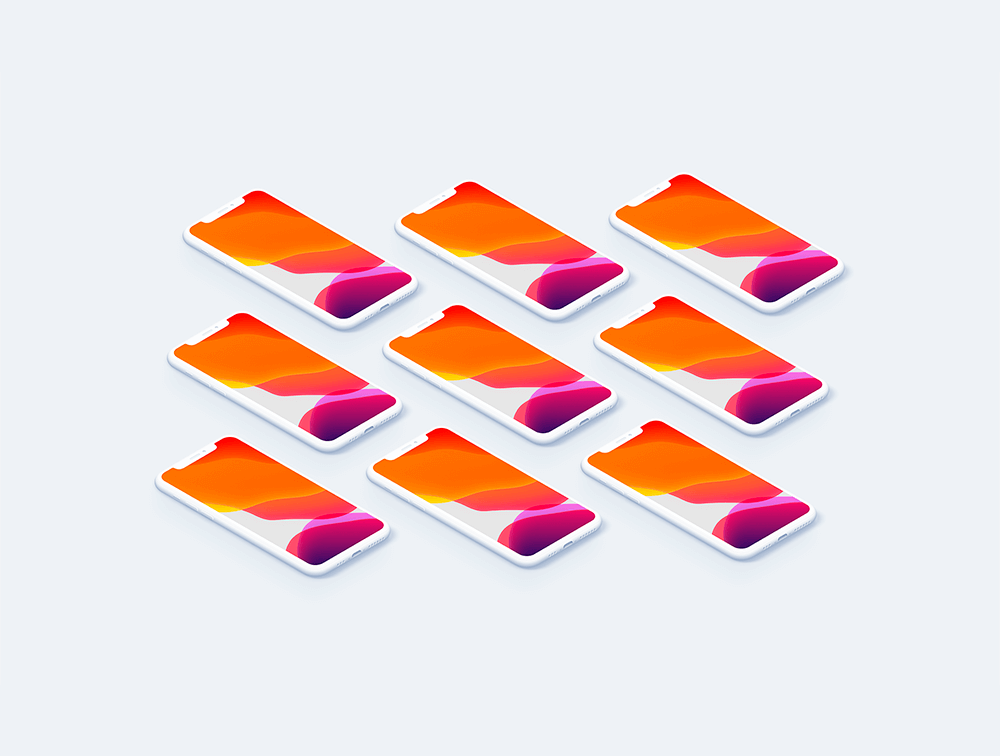 20 个iPhone 11 Pro手机粘土样机 样机素材 sucaiwan.com