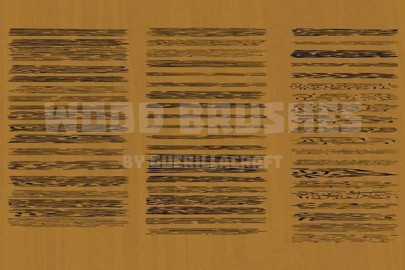 Illustrator木纹笔刷 笔刷资源 sucaiwan.com