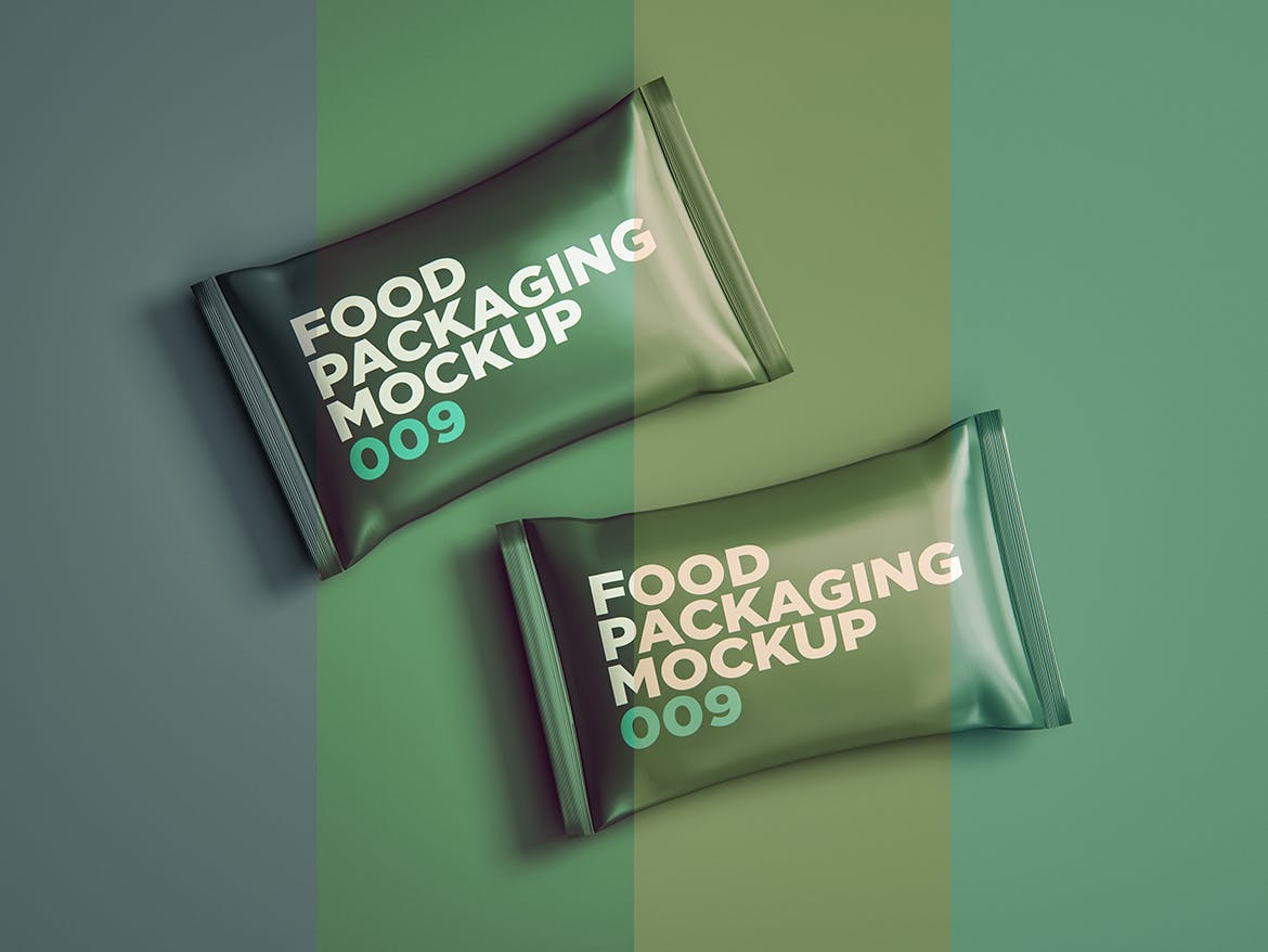 零食袋食品包装设计样机v9 Food Packaging Mockup 009 样机素材 sucaiwan.com