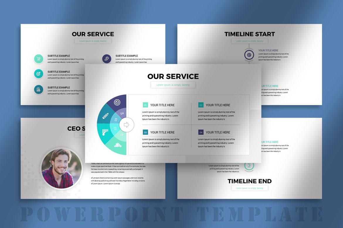信息图表商业幻灯片演示PPT模板 Infographic Business PowerPoint Presentation 幻灯图表 sucaiwan.com