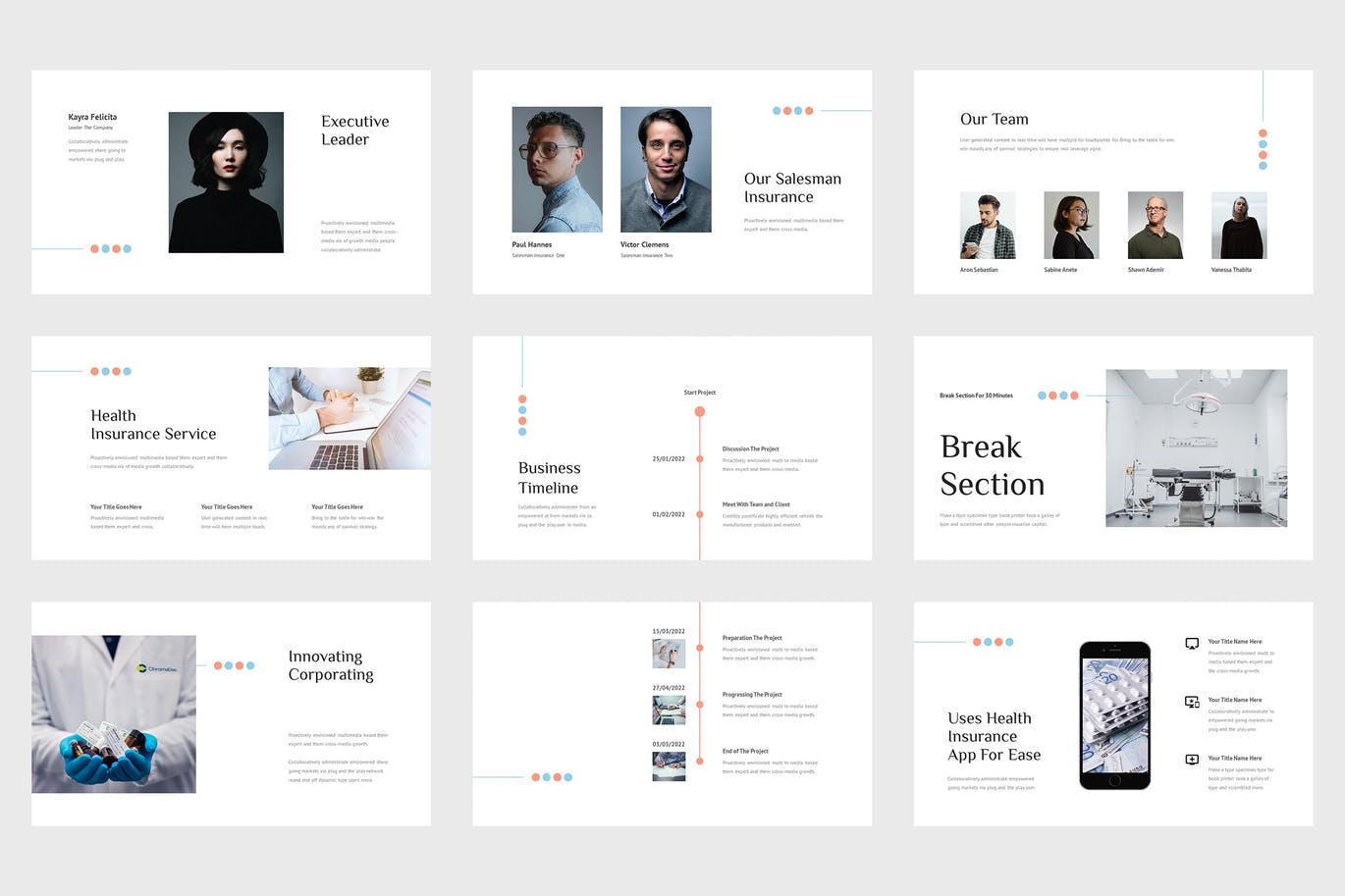 健康保险业务Powerpoint模板 Imunza – Health Insurance Powerpoint Template 幻灯图表 第4张-素材湾丨精选海外优质设计素材资源 健康保险业务Powerpoint模板 Imunza – Health Insurance Powerpoint Template 幻灯图表 sucaiwan.com