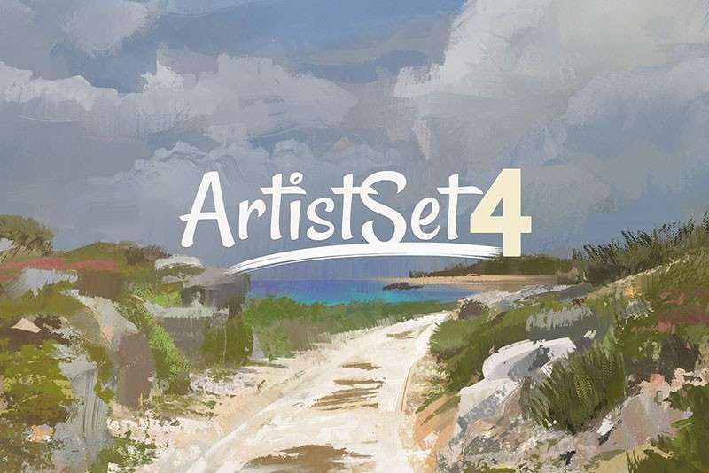 200+自然丙烯油画效果PS笔刷工具，tpl格式 笔刷资源 sucaiwan.com