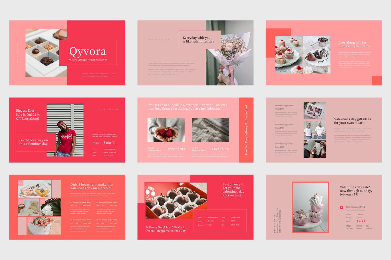情人节食品目录Powerpoint模板下载 Qyvora – Valentine Catalogue Powerpoint 幻灯图表 第5张-素材湾丨精选海外优质设计素材资源 情人节食品目录Powerpoint模板下载 Qyvora – Valentine Catalogue Powerpoint 幻灯图表 sucaiwan.com