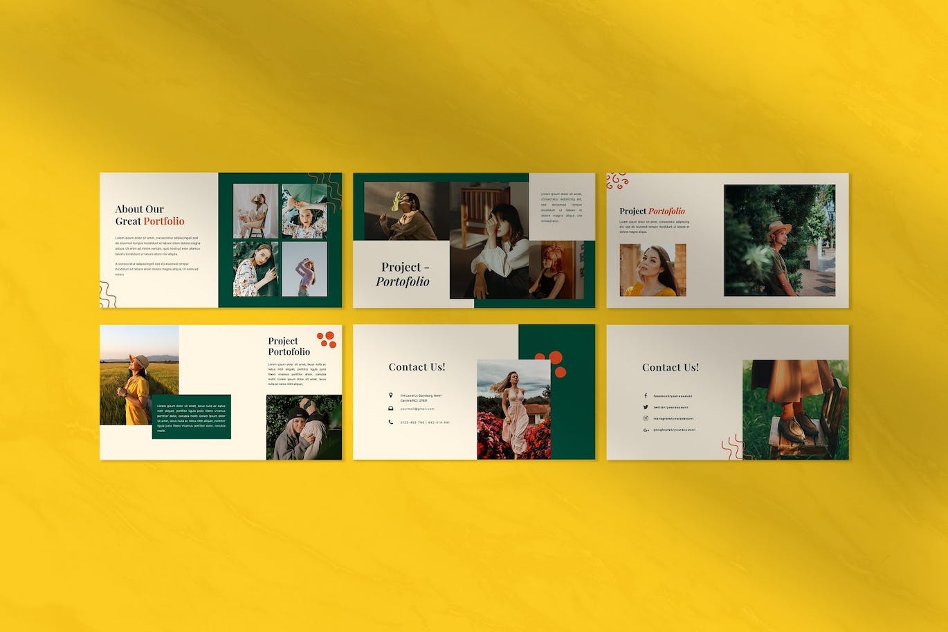 创意时尚宣传材料Powerpoint模板 Angelish – Creative Fashion Angelish Powerpoint 幻灯图表 sucaiwan.com