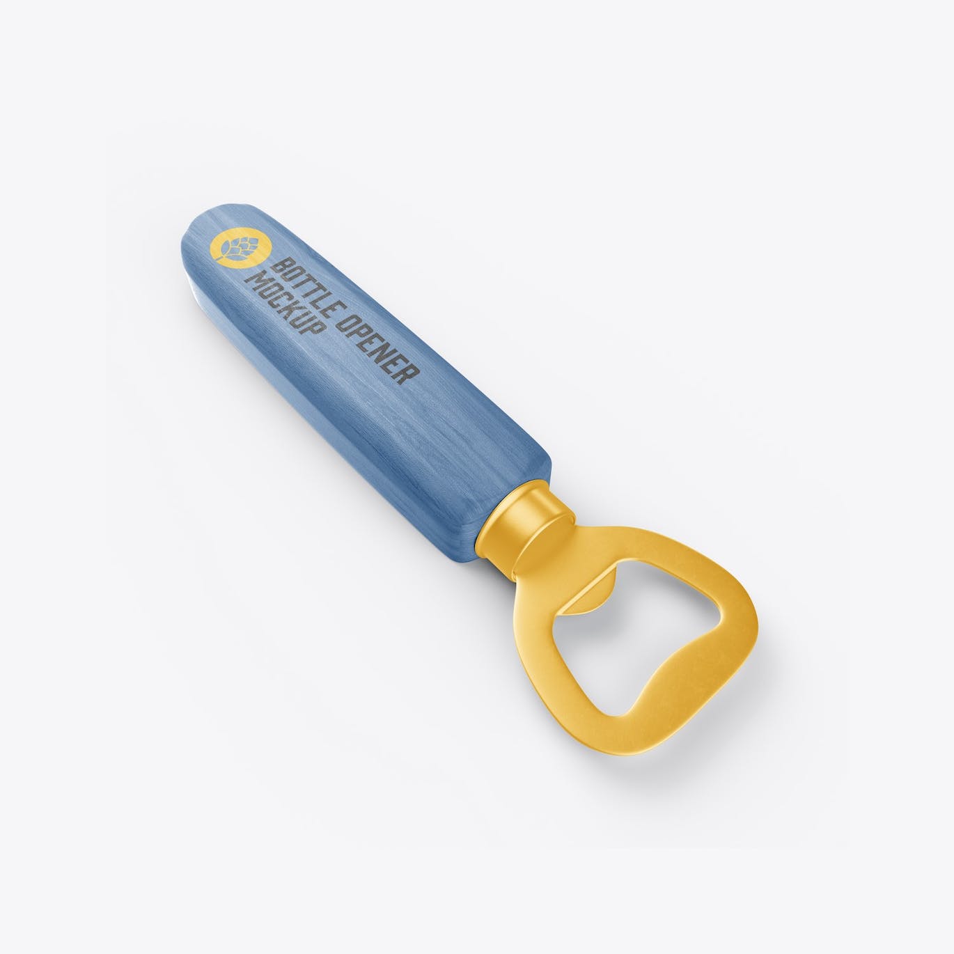 木手柄开瓶器包装设计样机 Wooden Opener Mockup 样机素材 sucaiwan.com