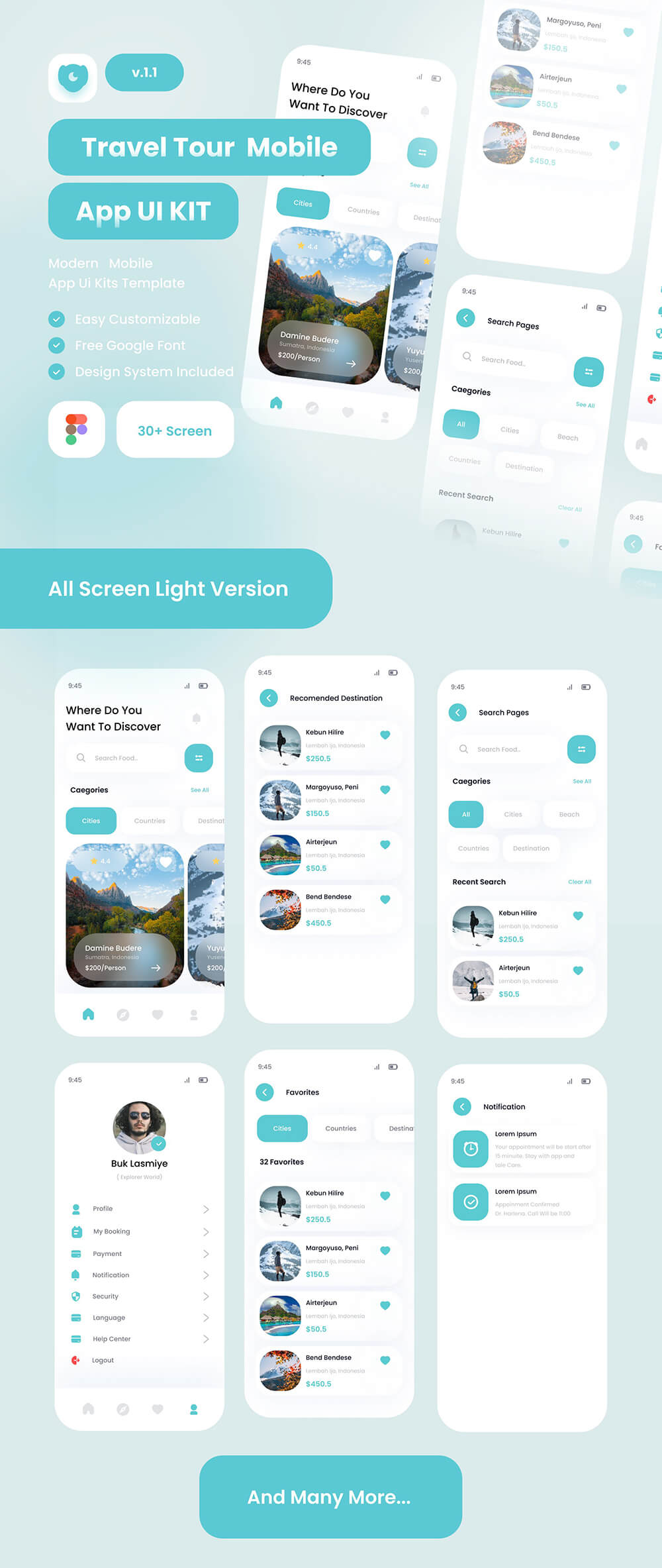 旅游App应用程序UI工具包 APP UI sucaiwan.com