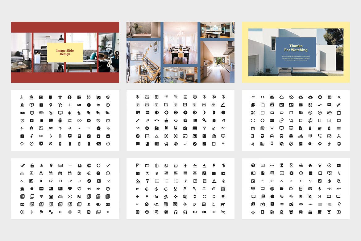 商业房地产PPT演示幻灯片模板 Qudoa : Real Estate Business Powerpoint 幻灯图表 sucaiwan.com