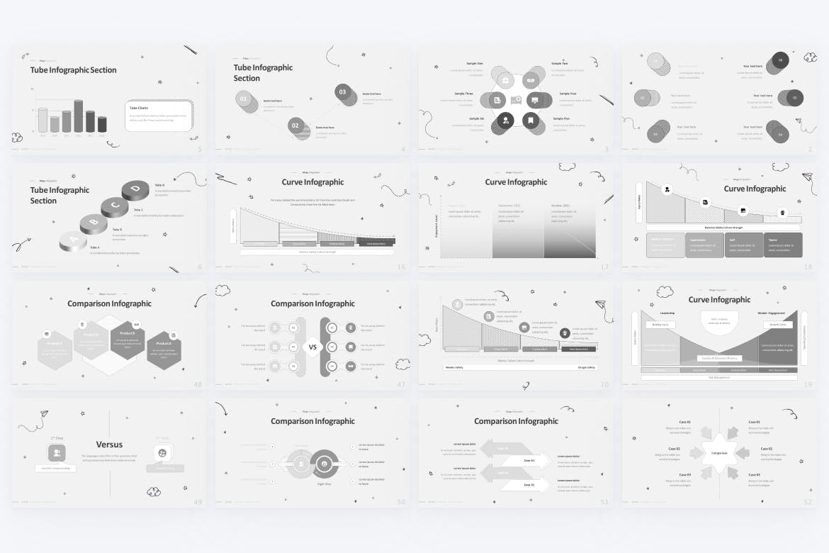 管状曲线/球体信息图表幻灯片演示PPT模板 Tube Curve, Sphere Infographic PowerPoint Template 幻灯图表 第4张-素材湾丨精选海外优质设计素材资源 管状曲线/球体信息图表幻灯片演示PPT模板 Tube Curve, Sphere Infographic PowerPoint Template 幻灯图表 sucaiwan.com