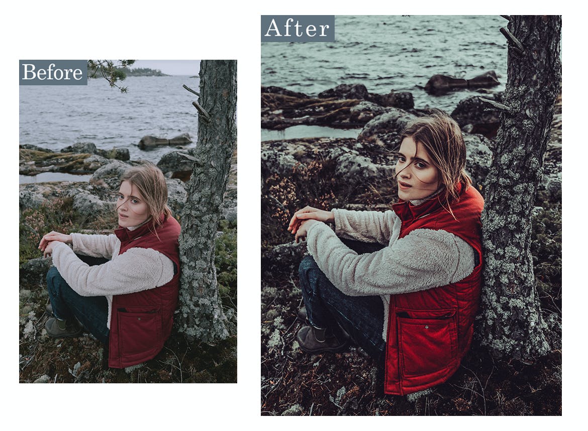 青铜色调滤镜效果PS动作 Bronze Mood Photoshop Actions 插件预设 sucaiwan.com