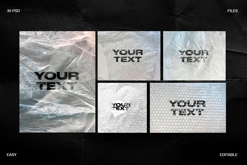 30个高分辨率塑料保鲜膜纹理样机模板独特集合 30 PSD Plastic Mockup Templates 样机素材 第13张-素材湾丨精选海外优质设计素材资源 30个高分辨率塑料保鲜膜纹理样机模板独特集合 30 PSD Plastic Mockup Templates 样机素材 sucaiwan.com