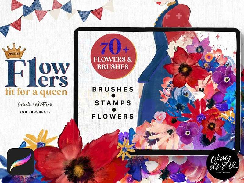 70+水粉纹理效果Procreate笔刷套装 笔刷资源 第1张-素材湾丨精选海外优质设计素材资源 70+水粉纹理效果Procreate笔刷套装 笔刷资源 sucaiwan.com