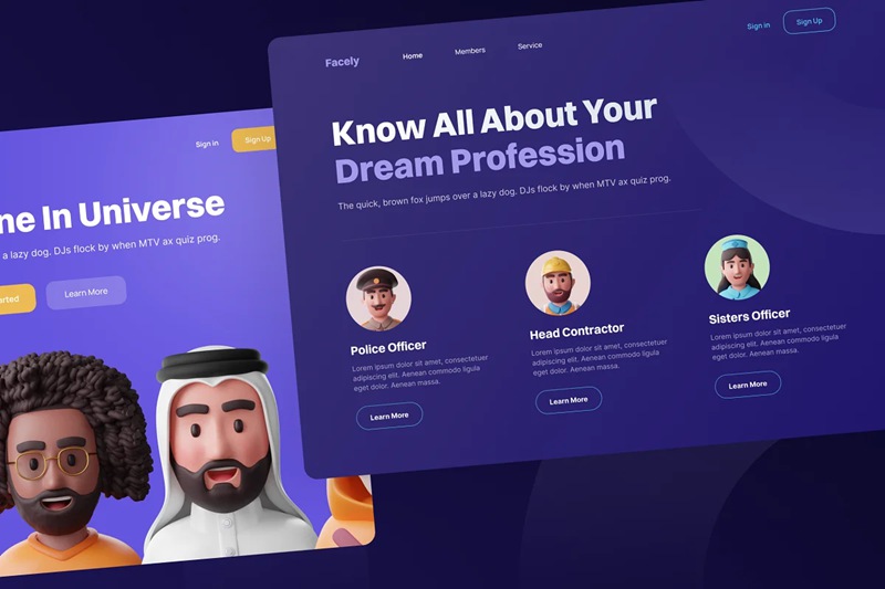 三维渲染元宇宙3D创意职业婚礼人物头像素材合集包 Facely V2 – MetaPeople 3D Avatar 图标素材 第6张-素材湾丨精选海外优质设计素材资源 三维渲染元宇宙3D创意职业婚礼人物头像素材合集包 Facely V2 – MetaPeople 3D Avatar 图标素材 sucaiwan.com