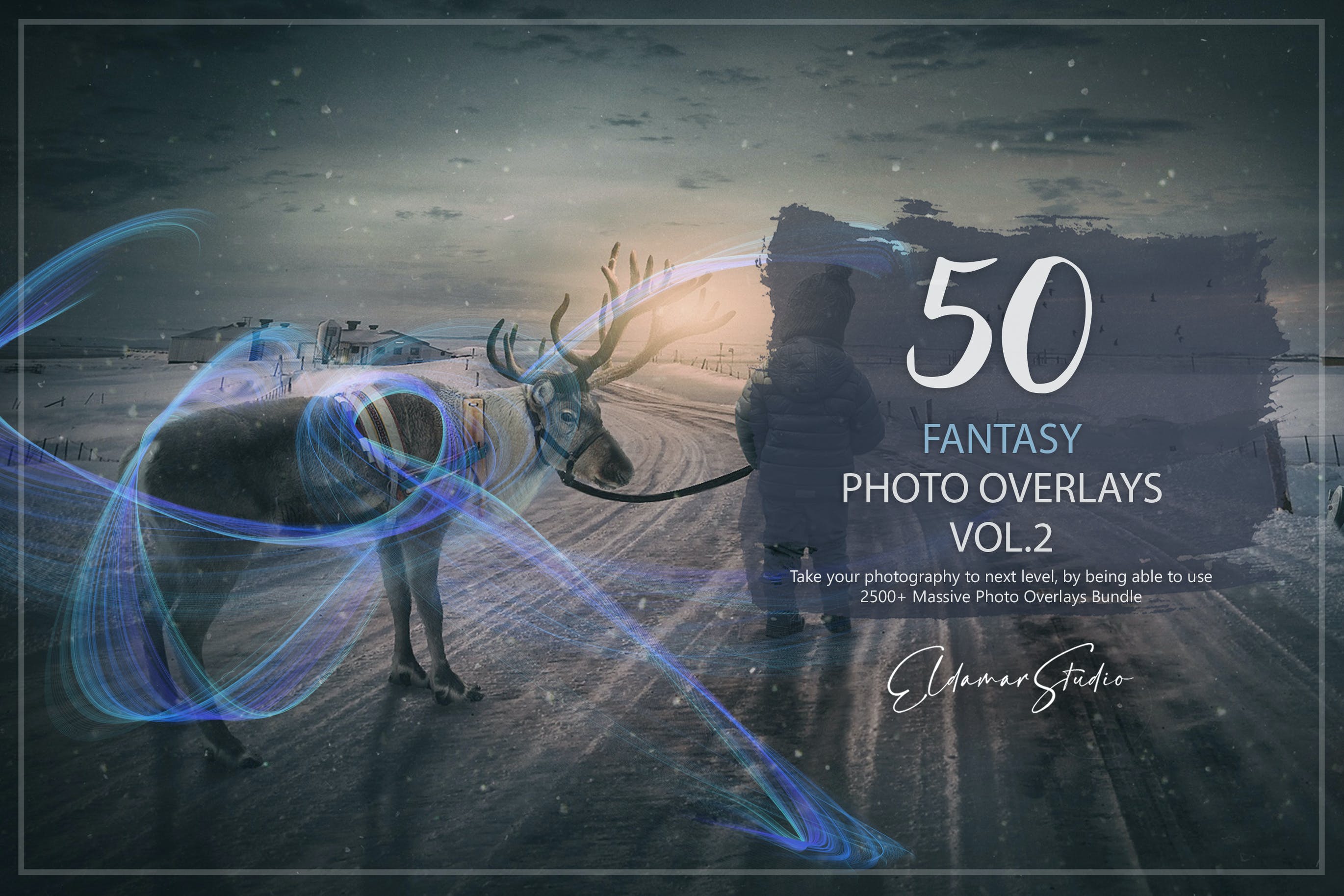 50个梦幻彩色几何线条照片叠层背景素材v2 50 Fantasy Photo Overlays – Vol. 2 图片素材 sucaiwan.com