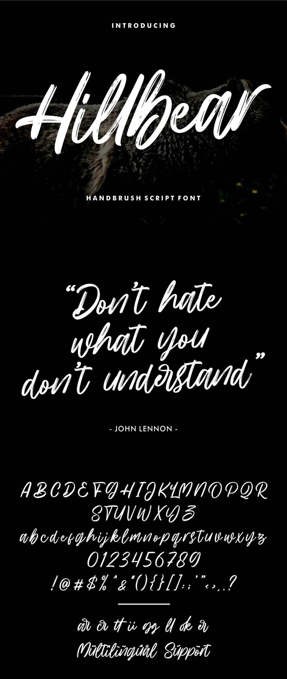 手写笔刷脚本字体 设计素材 sucaiwan.com