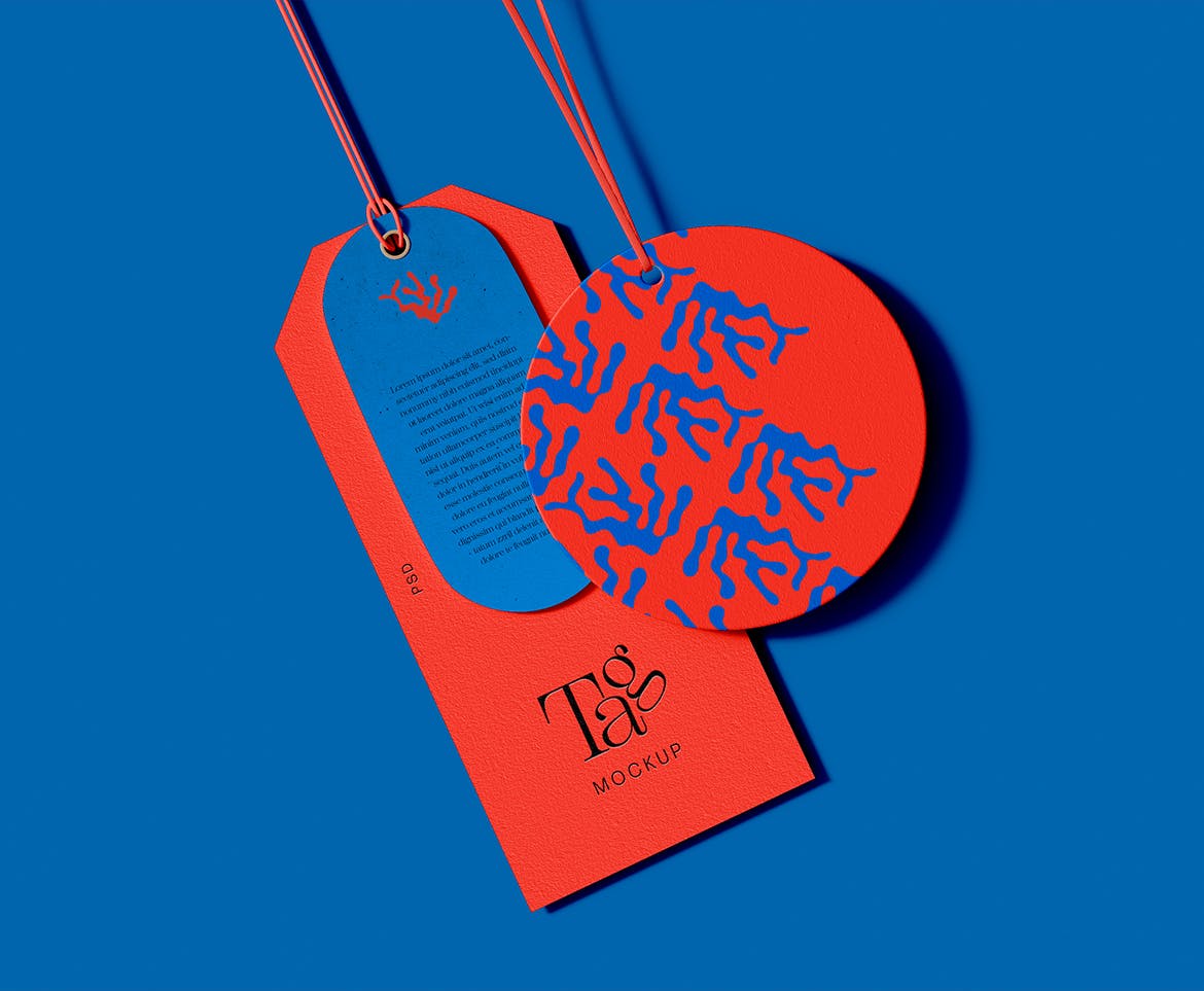 吊牌价格标签设计样机模板 Label Mockup 样机素材 sucaiwan.com