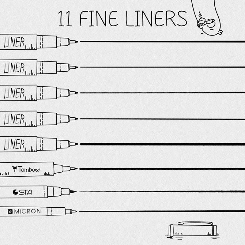 70+Procreate针管勾线笔刷套装 笔刷资源 sucaiwan.com