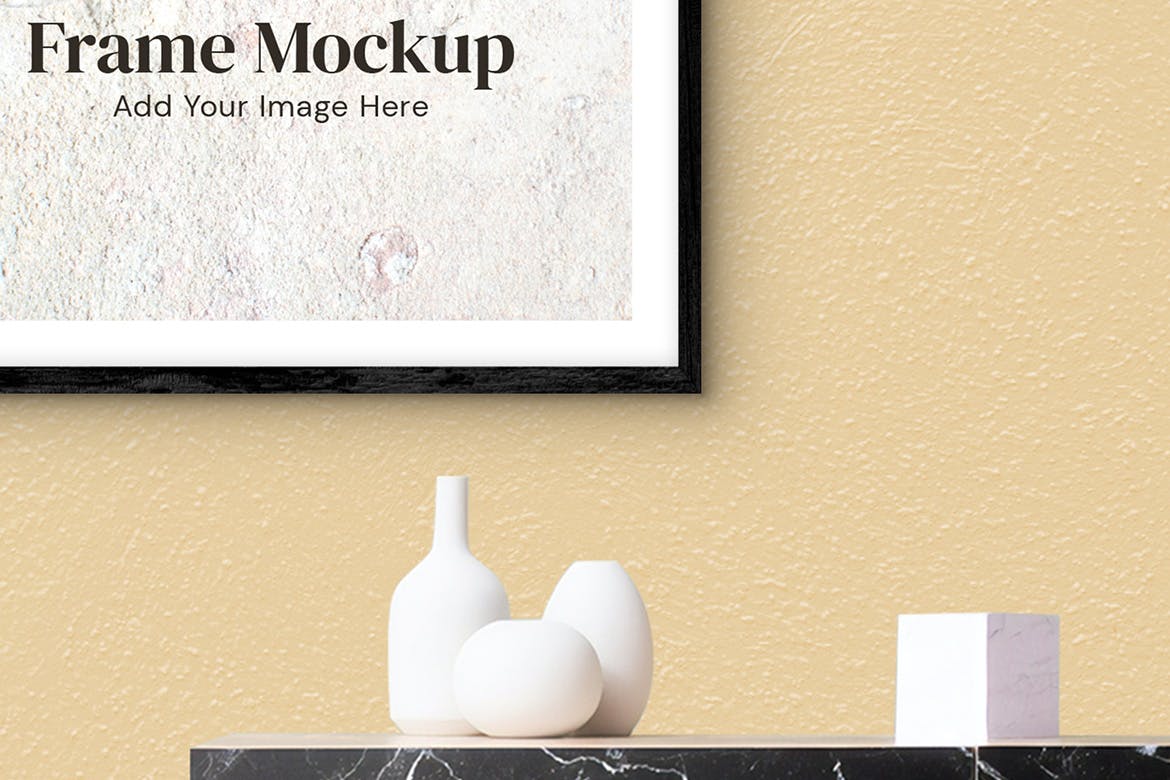 挂墙艺术作品相框样机模板 Frame Mockup – EGLS 样机素材 sucaiwan.com