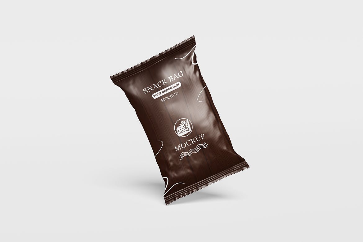 膨化食品零食包装设计样机 Snack Packaging Mockup 样机素材 sucaiwan.com