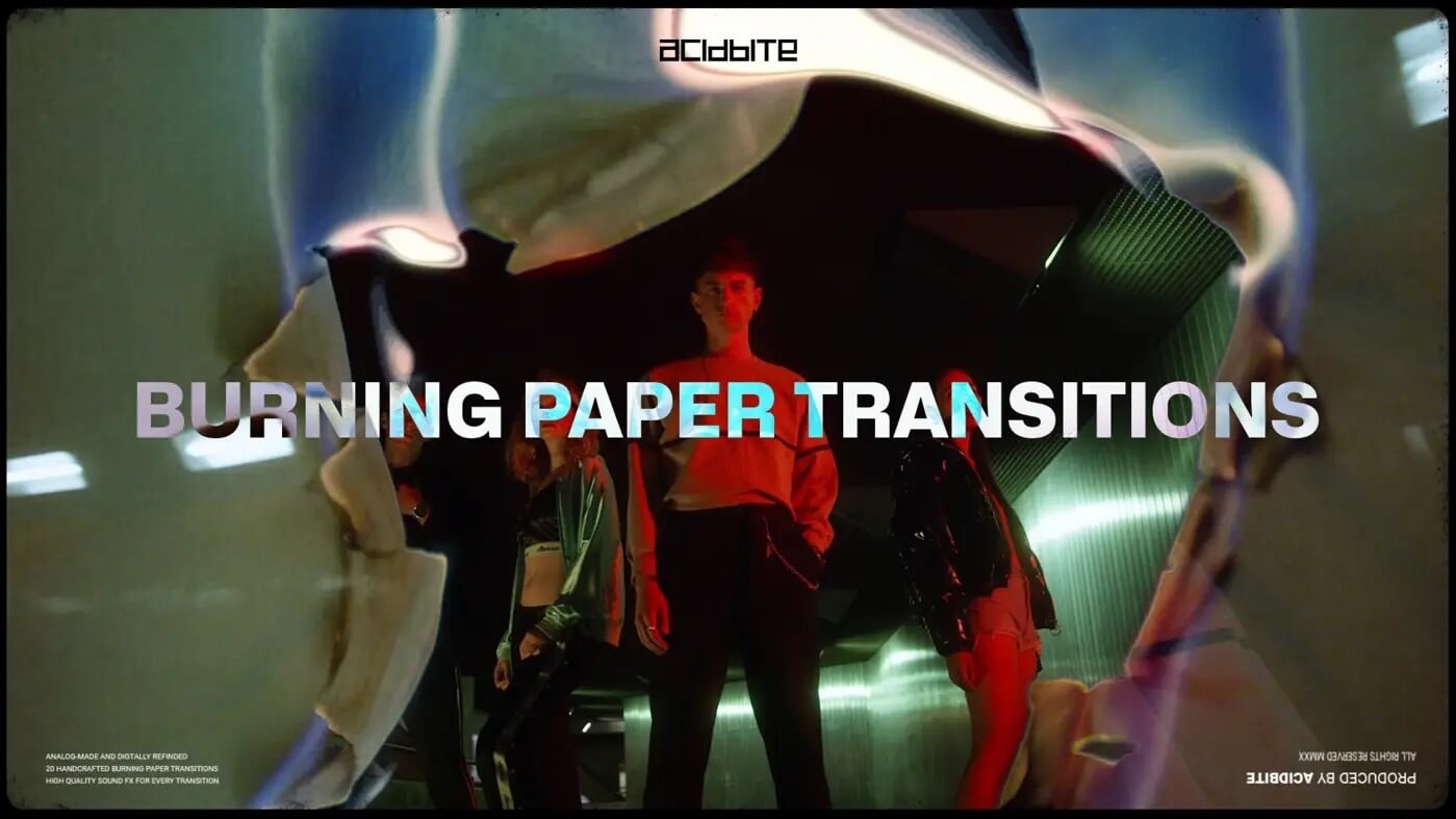 Acidbite 20个手工制作纸张火焰燃烧过渡转场视频素材支持PR&FCPX BURNING PAPER TRANSITIONS 插件预设 第1张-素材湾丨精选海外优质设计素材资源 Acidbite 20个手工制作纸张火焰燃烧过渡转场视频素材支持PR&FCPX BURNING PAPER TRANSITIONS 插件预设 sucaiwan.com