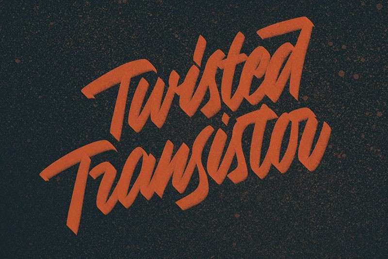 12个艺术字设计Procreate笔刷 笔刷资源 sucaiwan.com