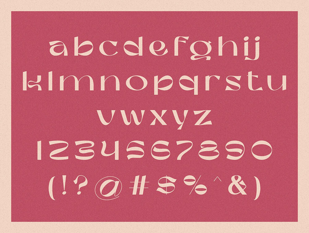 宽大无衬线显示字体 设计素材 sucaiwan.com