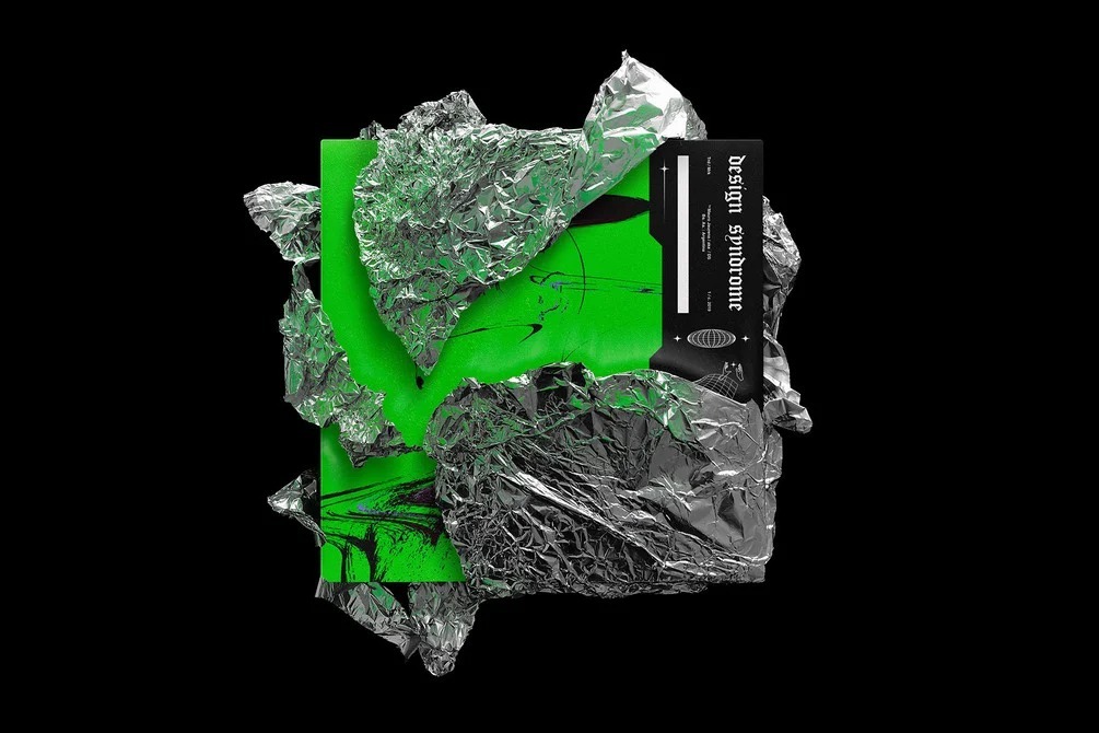 10种模拟纹理反光金属包装PSD样机包 Design Syndrome – Metallic Wrap Mockup Pack 样机素材 sucaiwan.com