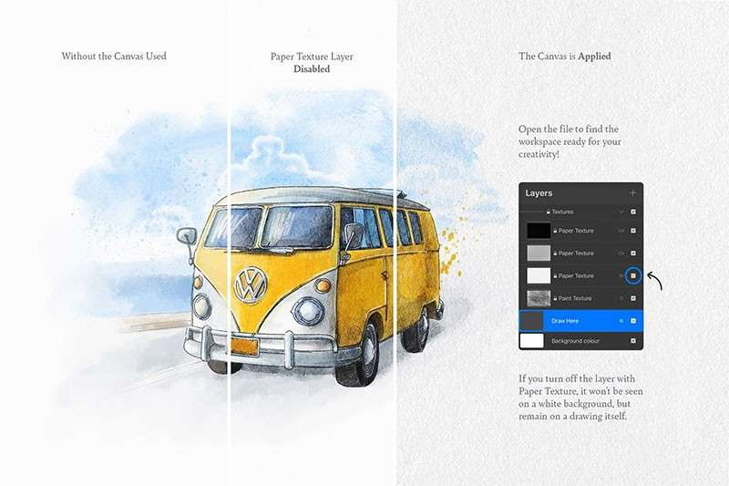 Procreate晕染水彩笔刷套装 笔刷资源 sucaiwan.com