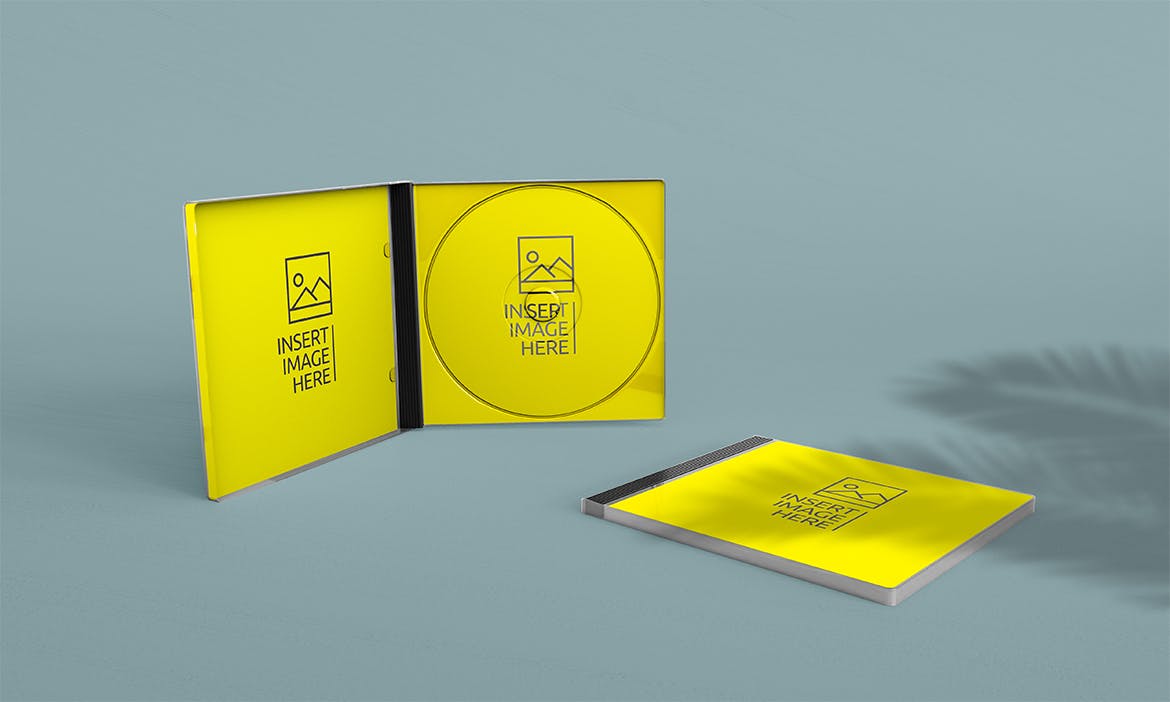 CD唱片音乐品牌设计样机v2 CD Mockup V.02 样机素材 sucaiwan.com
