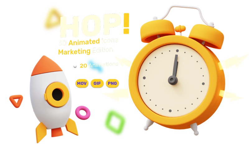 20个精美生动3D网站WEB营销动画包 HOP! Marketing 3D Animated Pack 图标素材 第7张-素材湾丨精选海外优质设计素材资源 20个精美生动3D网站WEB营销动画包 HOP! Marketing 3D Animated Pack 图标素材 sucaiwan.com