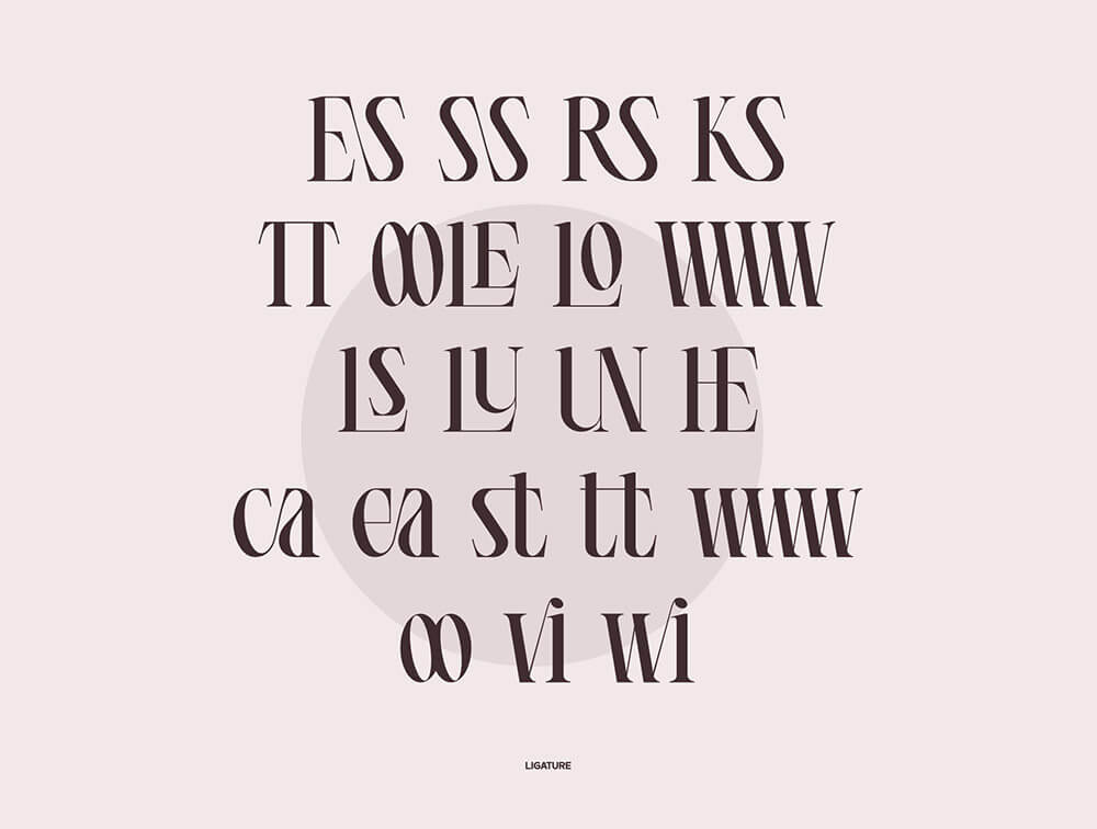 衬线浓缩字体 设计素材 sucaiwan.com