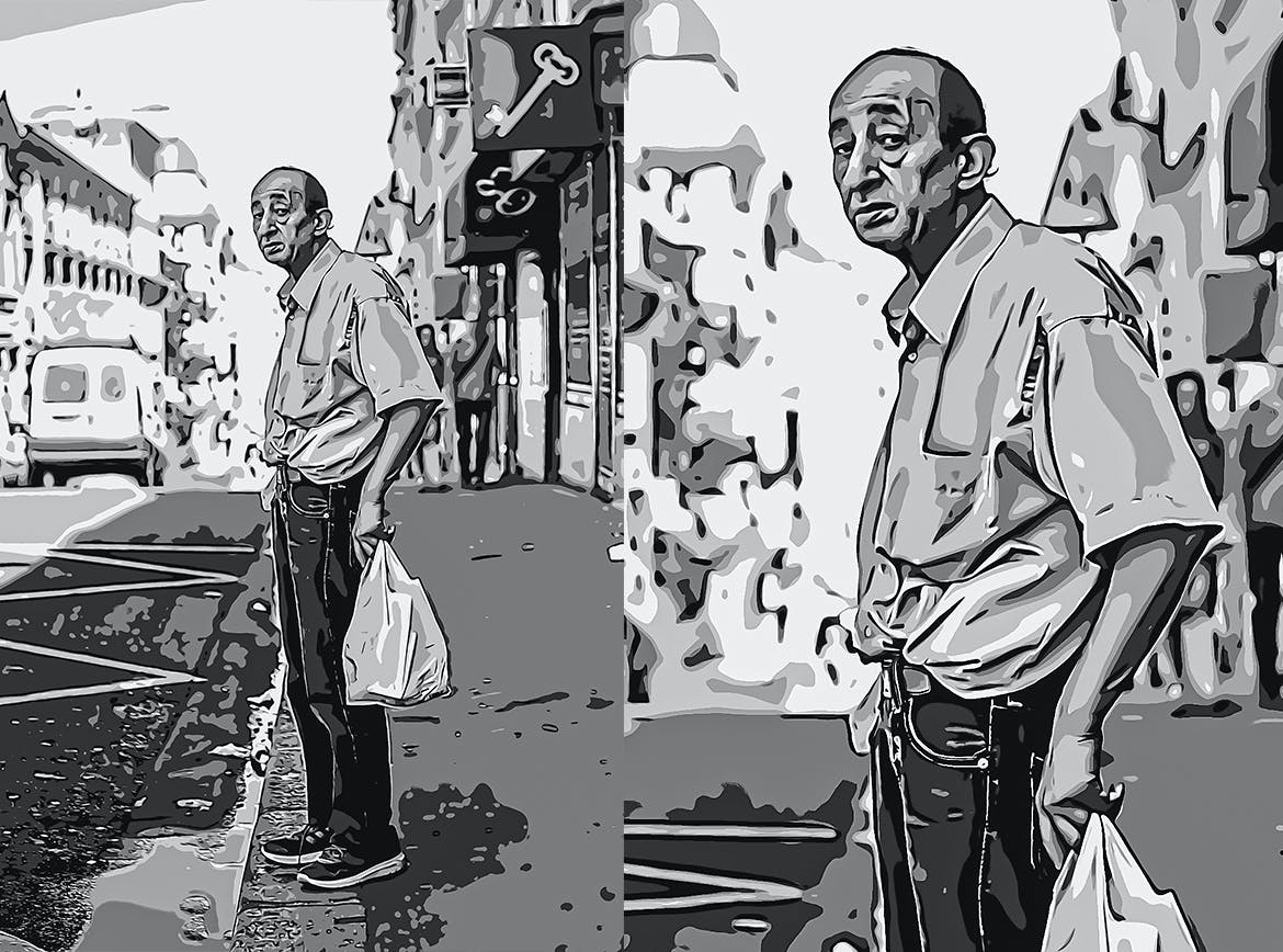 插画照片效果PS动作 Illustration Photo Effect for Photoshop 插件预设 sucaiwan.com