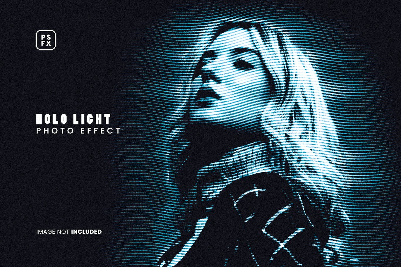 全息光照片效果PS图层样式 Holo Light Photo Effect 插件预设 sucaiwan.com