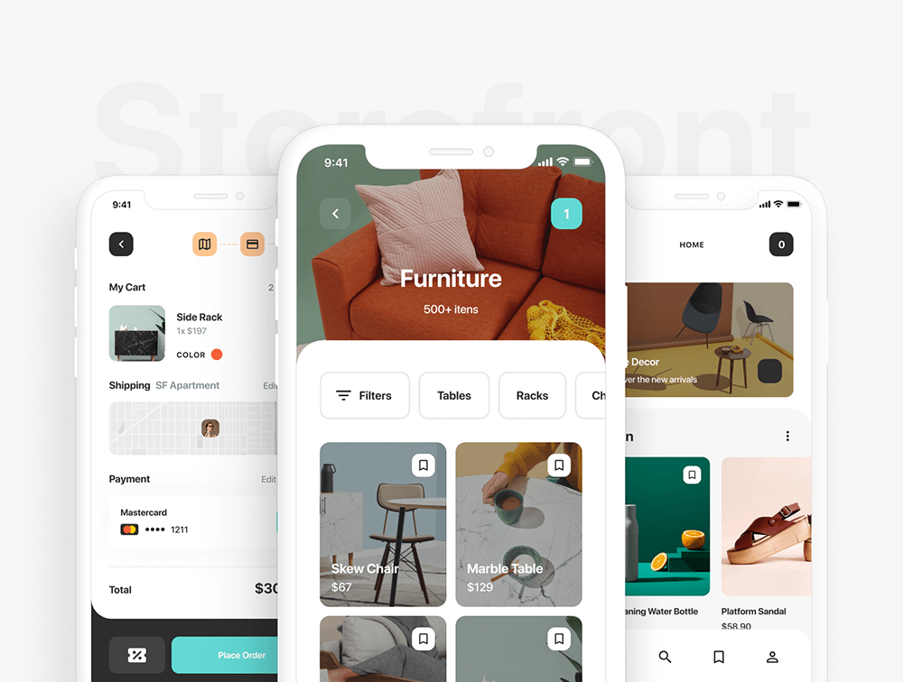 电子商务应用iOS UI 套件 APP UI sucaiwan.com