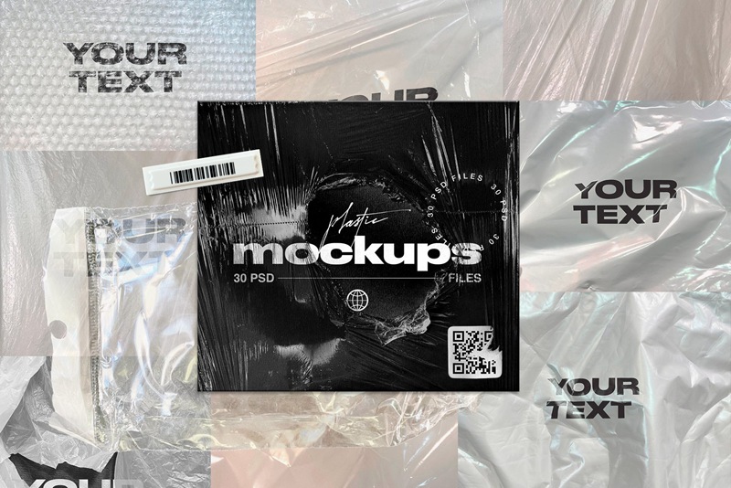 30个高分辨率塑料保鲜膜纹理样机模板独特集合 30 PSD Plastic Mockup Templates 样机素材 第1张-素材湾丨精选海外优质设计素材资源 30个高分辨率塑料保鲜膜纹理样机模板独特集合 30 PSD Plastic Mockup Templates 样机素材 sucaiwan.com