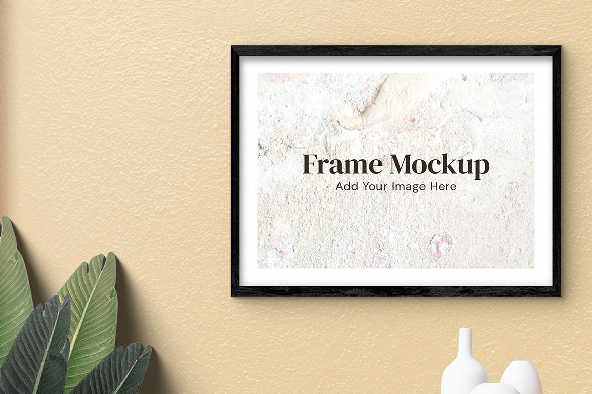 挂墙艺术作品相框样机模板 Frame Mockup – EGLS 样机素材 sucaiwan.com