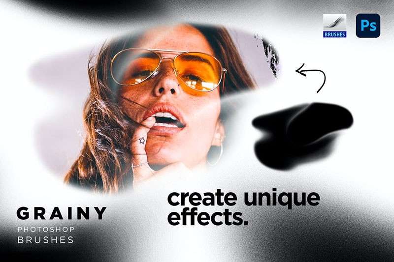 10个虚化遮罩效果PS笔刷 笔刷资源 sucaiwan.com